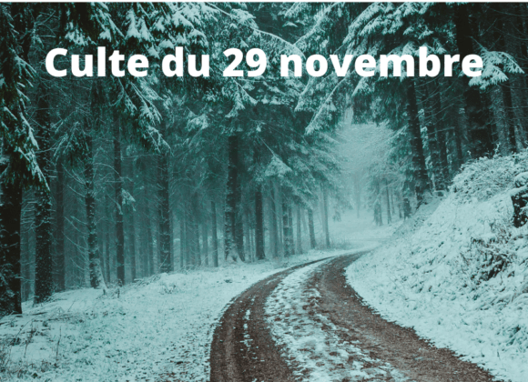 Culte du 29 novembre 2020