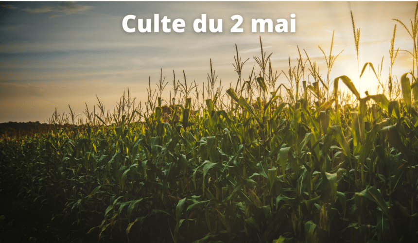 Culte du 2 mai 2021 Culte du 2 mai 2021