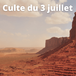 Culte du 3 juillet 2022 Baptême à Landersen