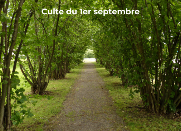 Culte du 1 septembre 2024