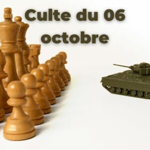 Culte du 6 octobre 2024