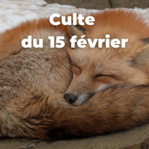 Culte du 15 février 2026