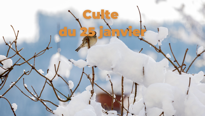 Culte du 25 janvier 2026