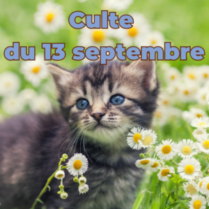 Culte du 13 septembre 2026