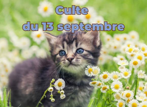 Culte du 13 septembre 2026