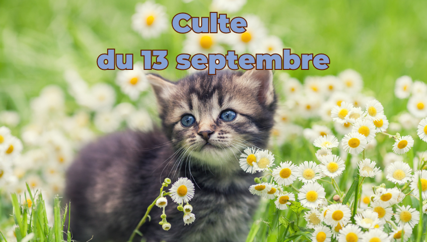 Culte du 13 septembre 2026